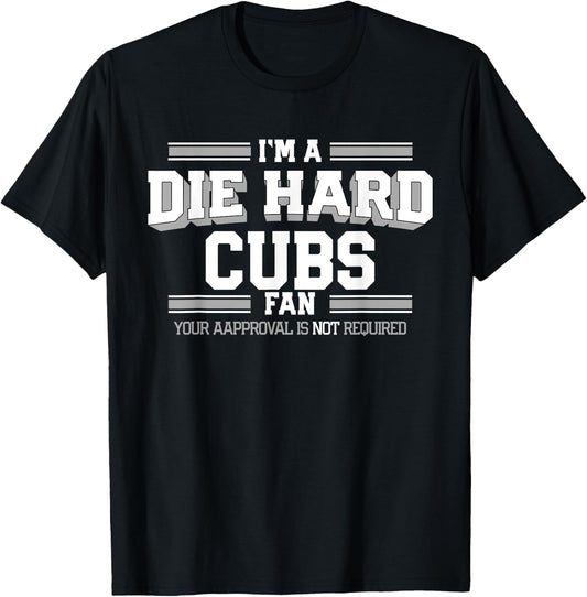 Brenham Cubs Official High School Gear Cubs Brenham Die Hard Fan HS T-Shirt - T-Shirt | Black
