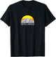 Retro Sunrise Mountain - Idyllwild California T Shirt T-Shirt - T-Shirt | Black