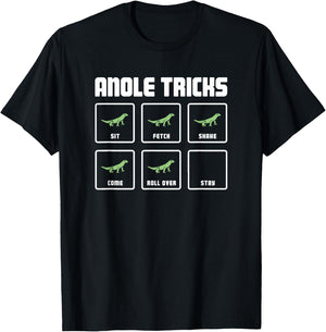 Funny Pet Anole / Awesome Reptile T-Shirt - T-Shirt | Black
