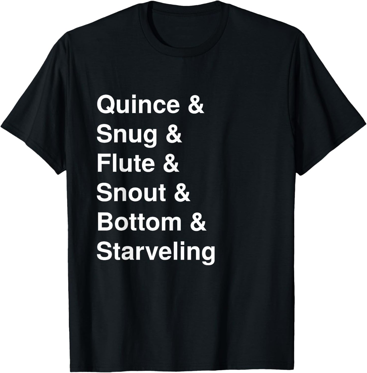 A Midsummer Night's Dream Rude Mechanicals Shakespeare Men Women Girls Kids T-Shirt - T-Shirt | Black