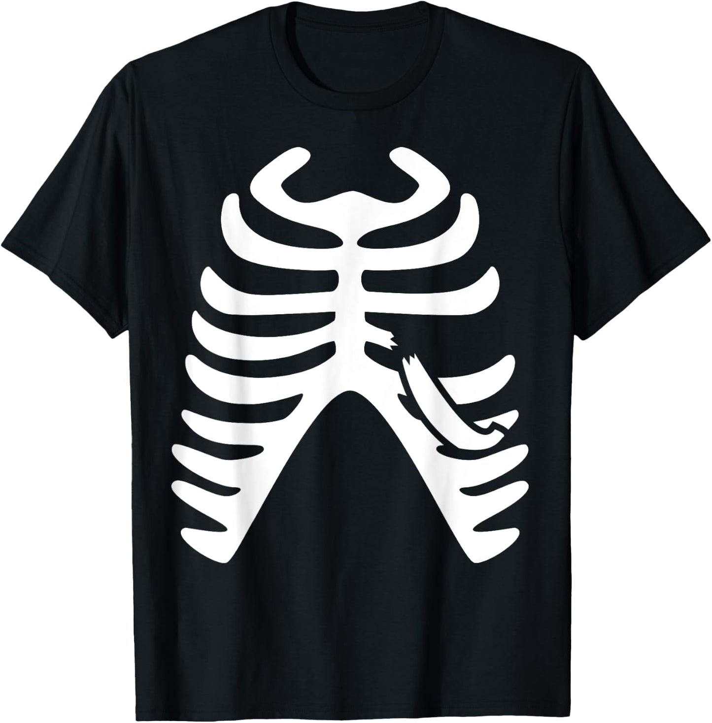 Broken Rib T-Shirt - T-Shirt | Black