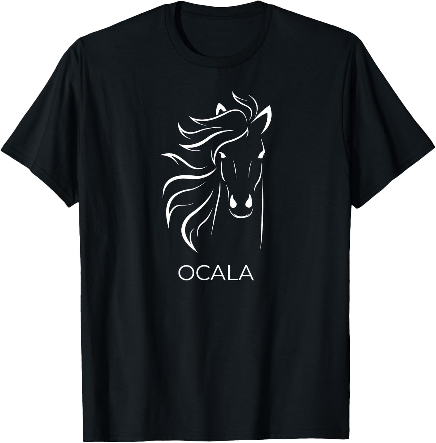 Ocala Florida Horse T Shirt T-Shirt - T-Shirt | Black