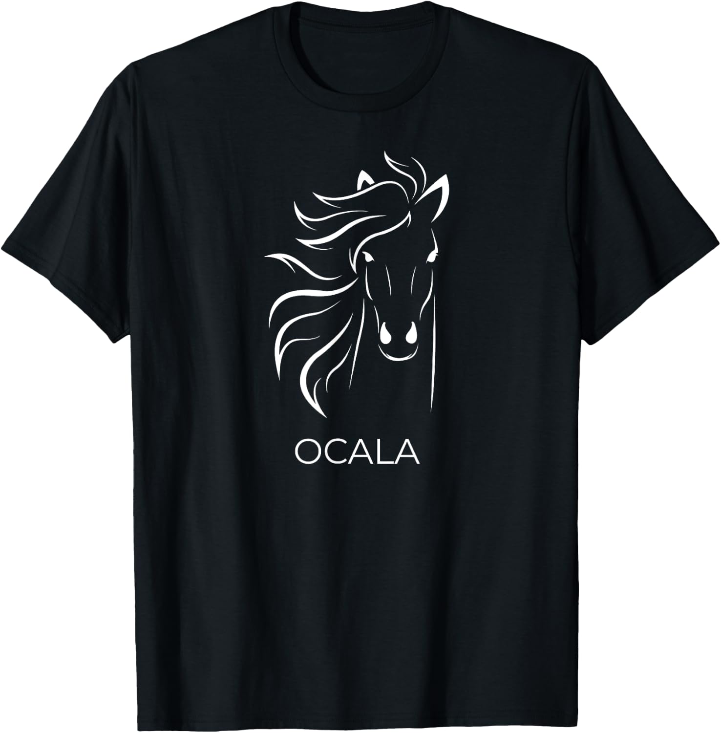 Ocala Florida Horse T Shirt T-Shirt - T-Shirt | Black