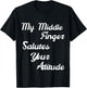 Funny Quote Shirt Saying Smartass Men Top T-Shirt - T-Shirt | Black