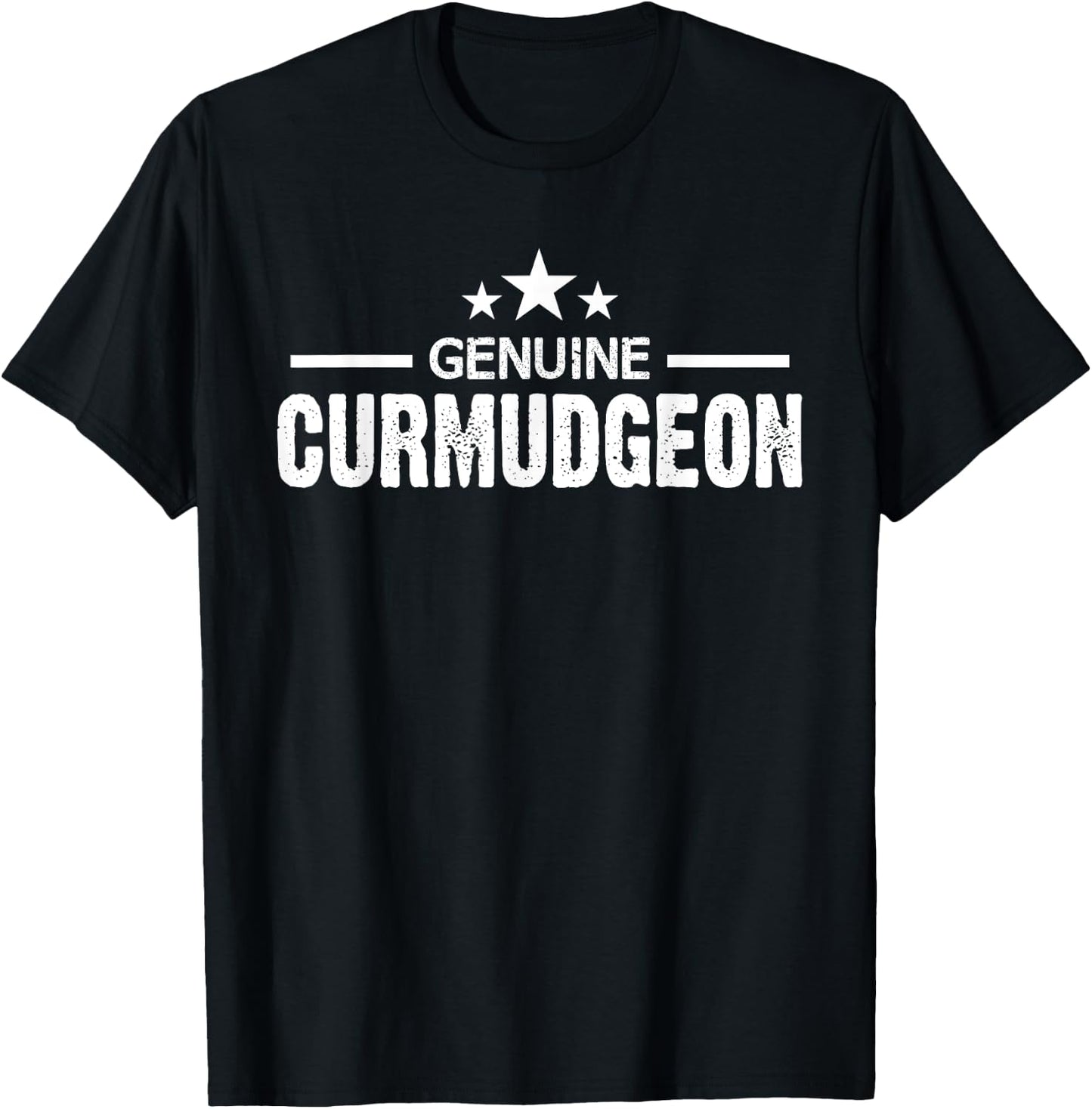 Genuine Curmudgeon T-Shirt - T-Shirt | Black
