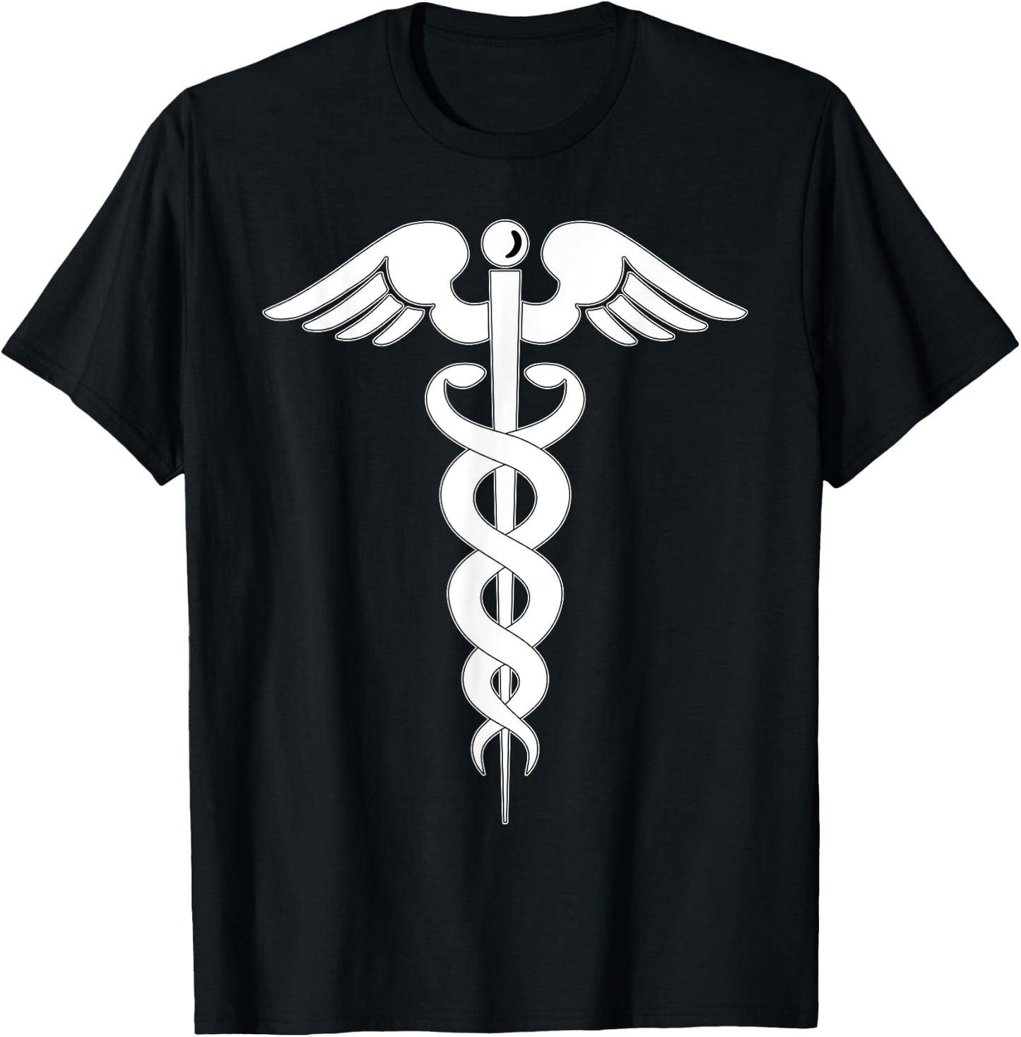 Caduceus Medical Symbol - Great Doctor / Nurse Medicine Gift T-Shirt - T-Shirt | Black