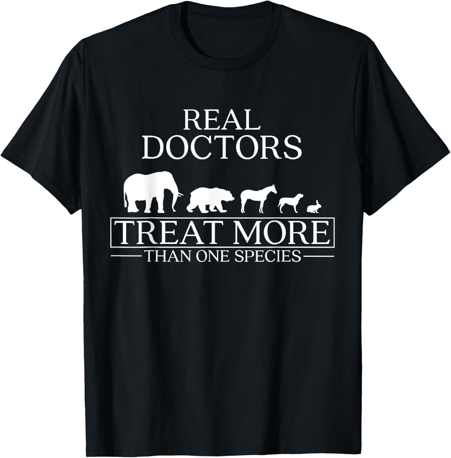 Veterinarian Vet Tech Gift Shirt Animal Lover T-Shirt - T-Shirt | Black
