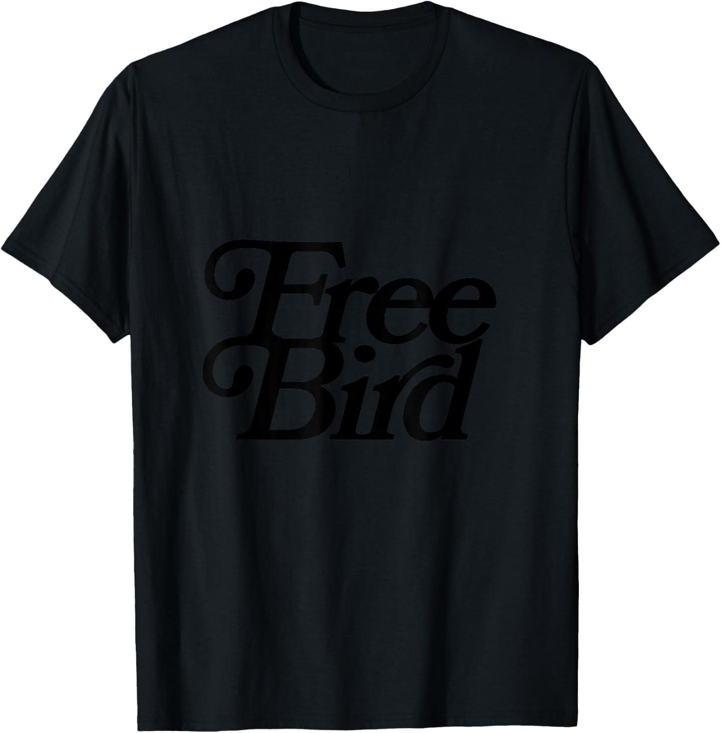 Free Bird by Ronnie Van Zant & A Collins T-Shirt - T-Shirt | Black