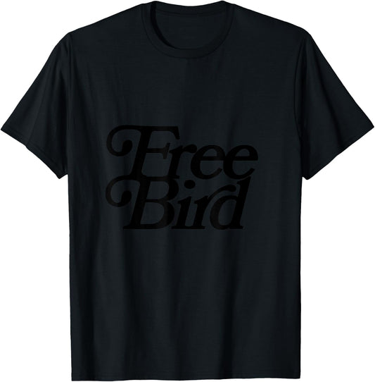 Free Bird by Ronnie Van Zant & A Collins T-Shirt - T-Shirt | Black