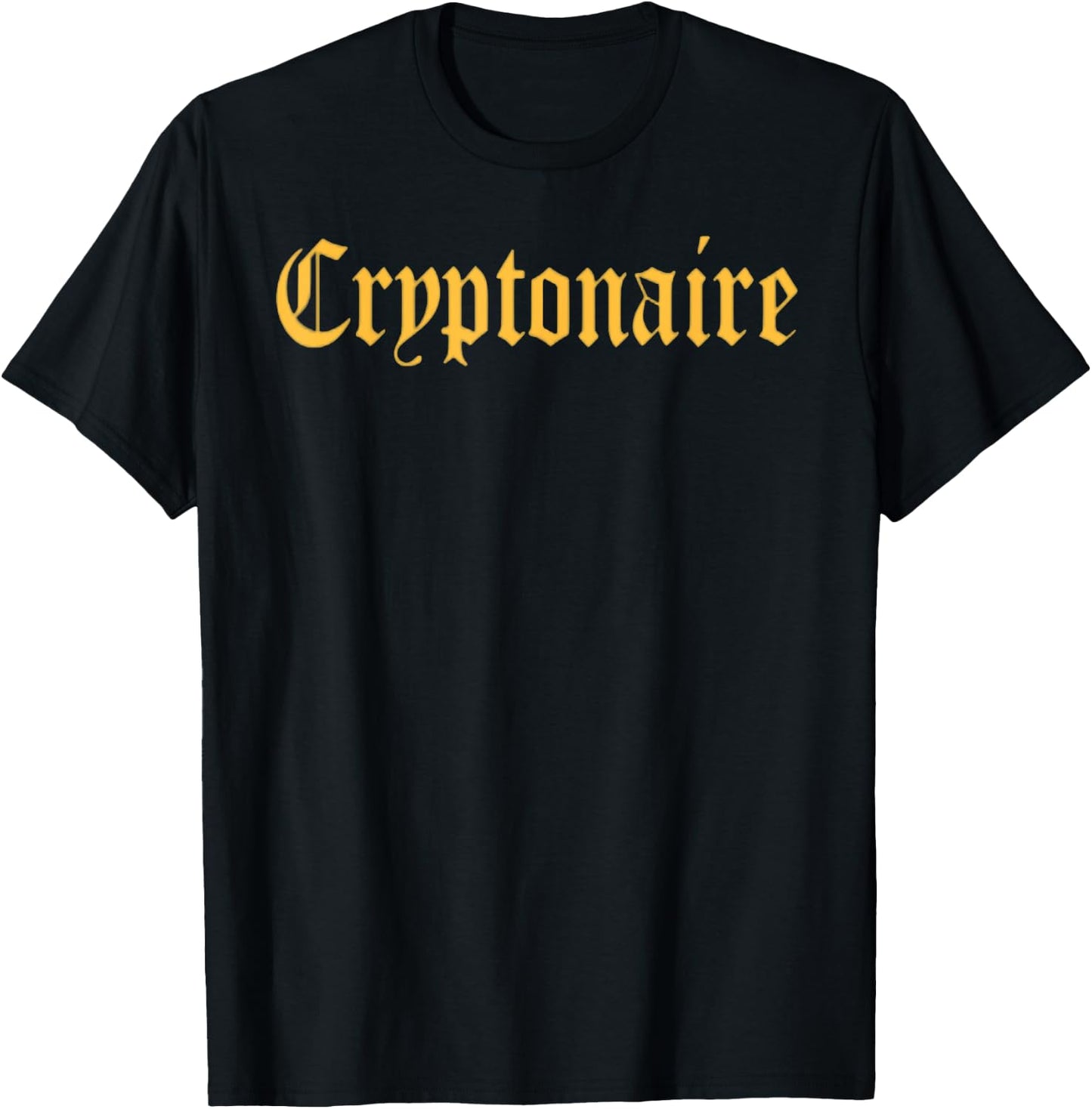 Cryptonaire | Bitcoin-Millionaire | Crypto-Currency T-Shirt - T-Shirt | Black