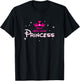Self Rescuing Princess Shirt | Fun Strong Confident Women T-Shirt - T-Shirt | Black