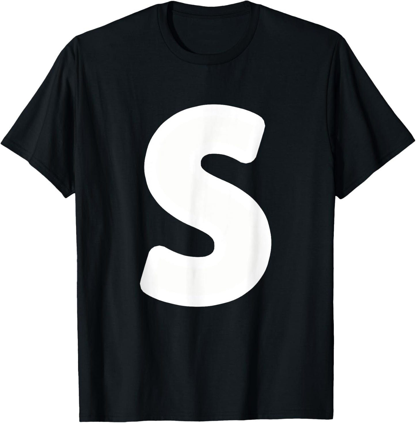 Letter S Lowercase for Halloween ABC Letter S T-Shirt - T-Shirt | Black