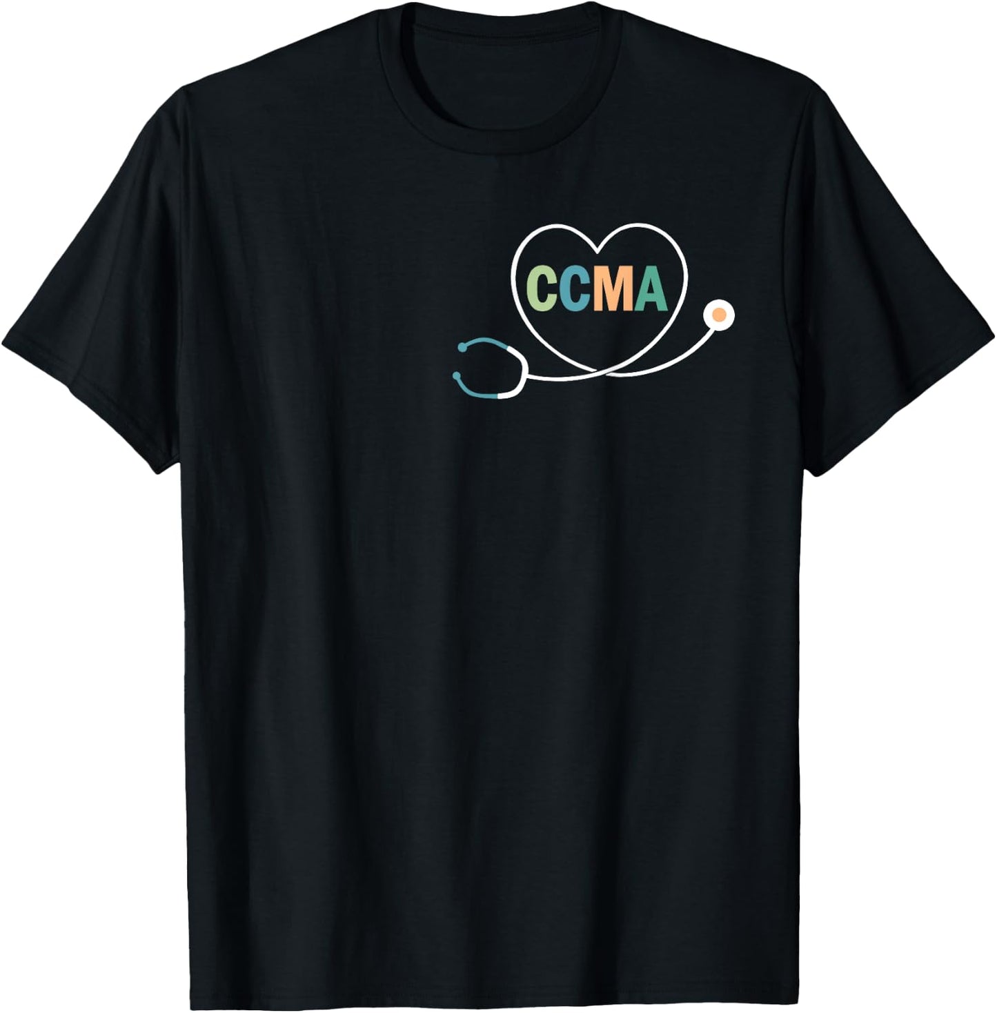 Certified Clinical Medical Assistant CCMA T-Shirt - T-Shirt | Black