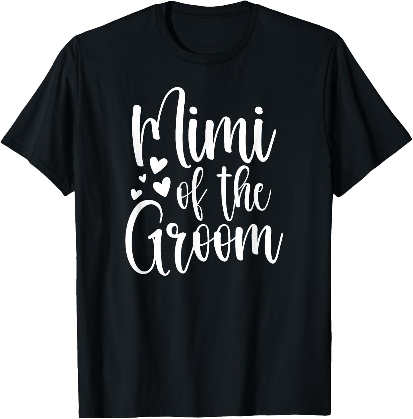 Proud Groom's Mimi Grandma T-Shirt - T-Shirt | Black