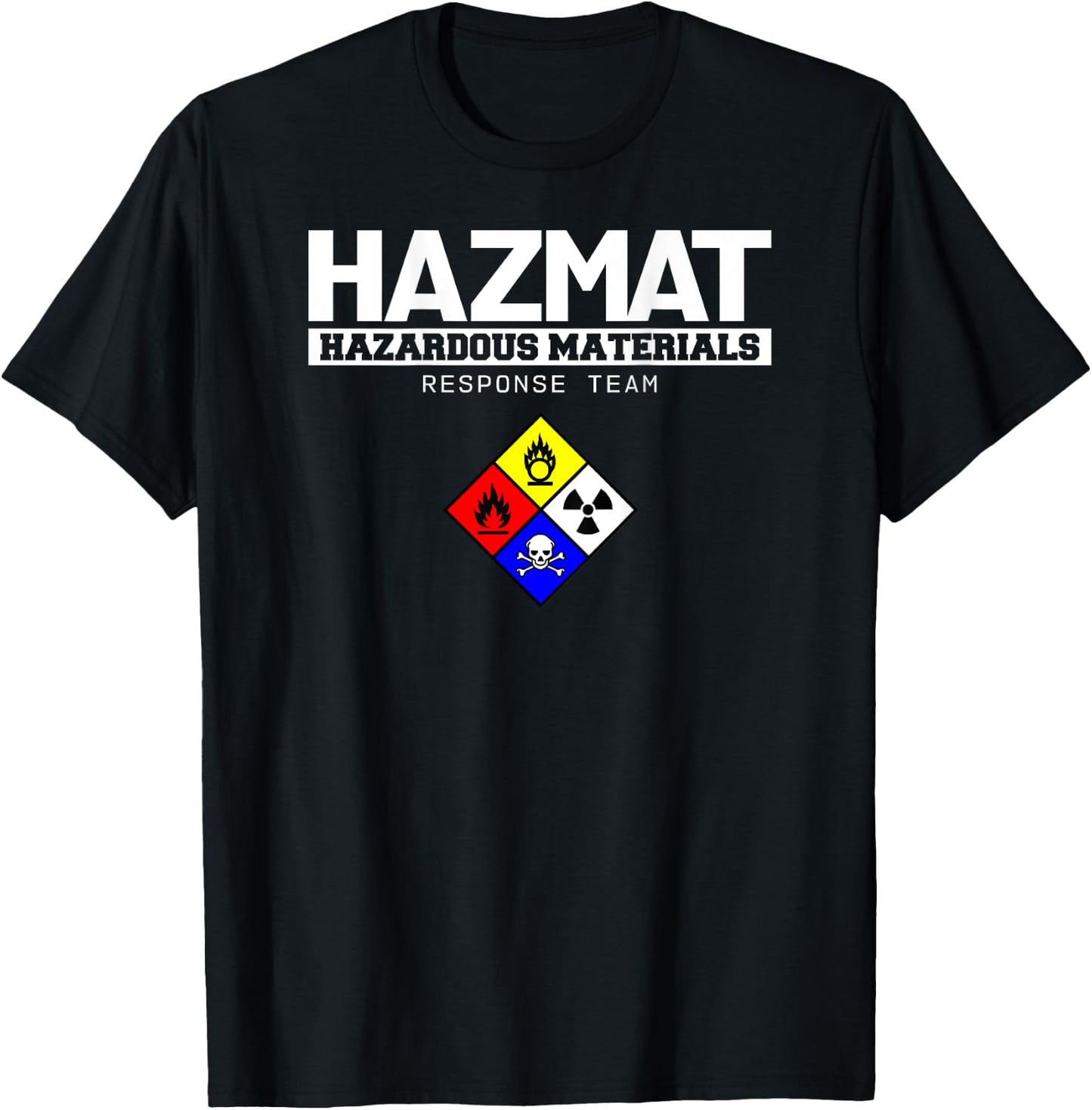 HAZMAT Hazardous Material Response Team Technician T-Shirt - T-Shirt | Black