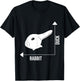 Rabbit Duck Illusion Philosopher T-Shirt - T-Shirt | Black