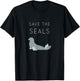 Save The Seals Shirt - Animal Rights Activist Nature T-Shirt - T-Shirt | Black