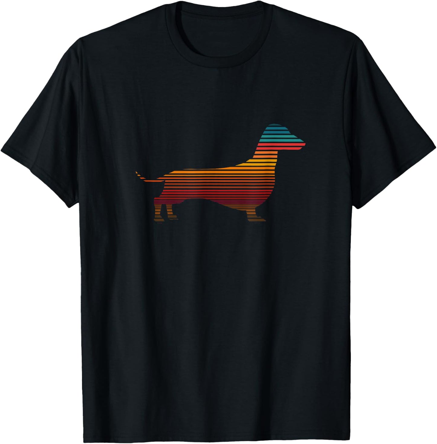 Dachshund Doxie Wiener Sausage Dog Men Women Kids T-Shirt - T-Shirt | Black