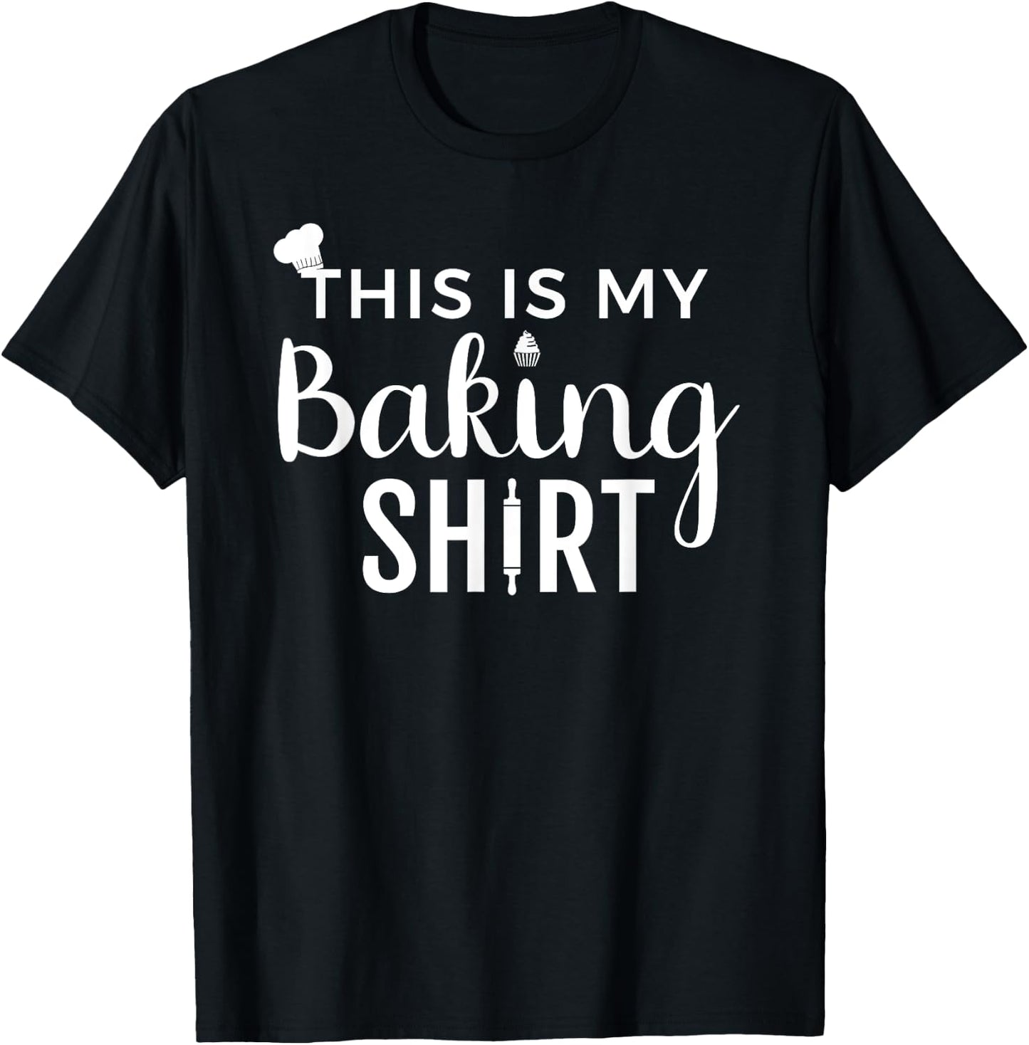 Baker Gift - This is My Baking Shirt - Love to Bake T-Shirt - T-Shirt | Black