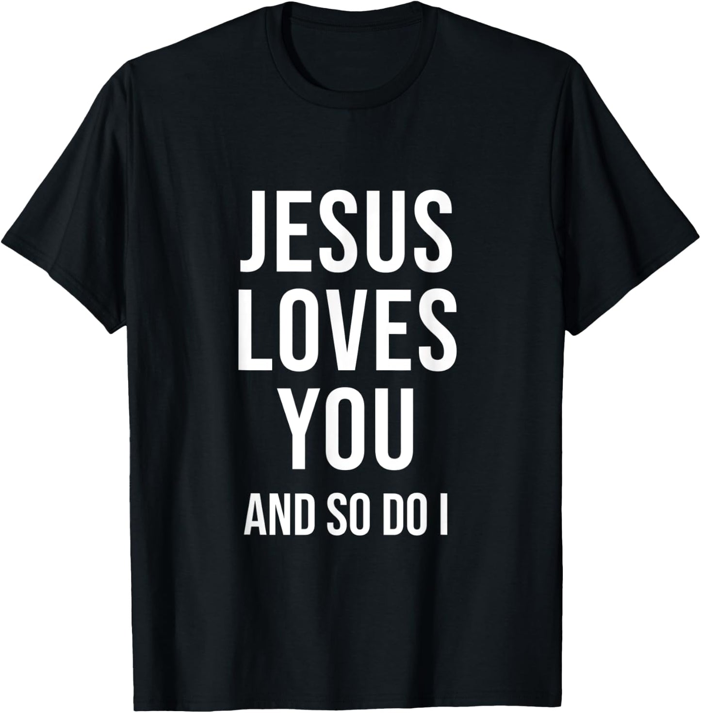 Jesus Loves You And So Do I Christian VBS Religious T-Shirt - T-Shirt | Black