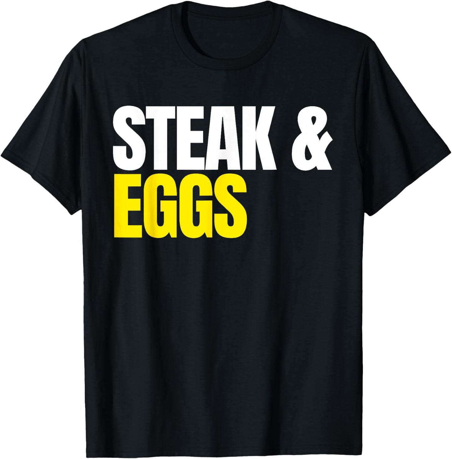 Steak and Eggs T-Shirt - T-Shirt | Black