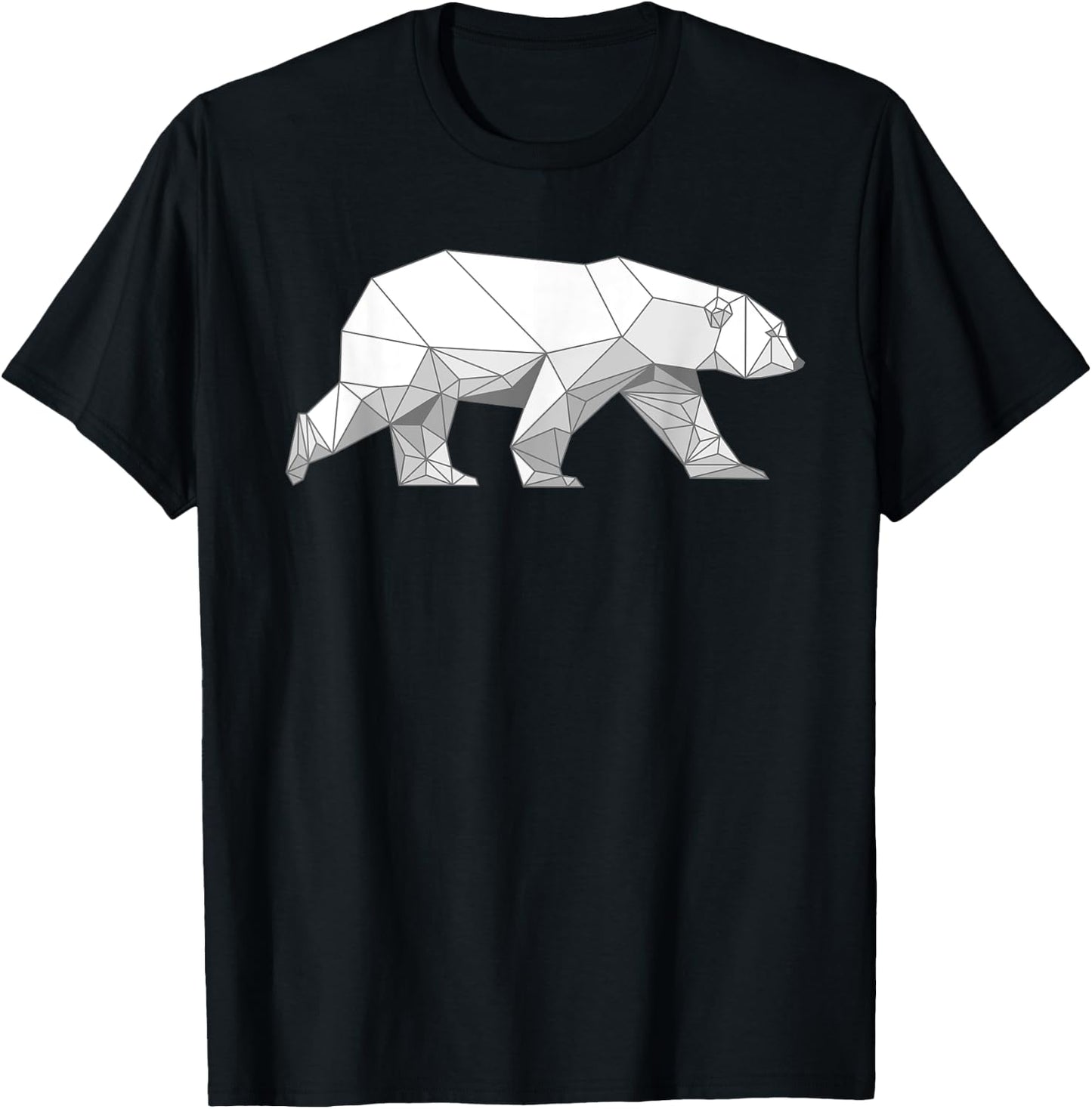 Cool Polar Bear Design Women Arctic Polar Bear Lover T-Shirt - T-Shirt | Black