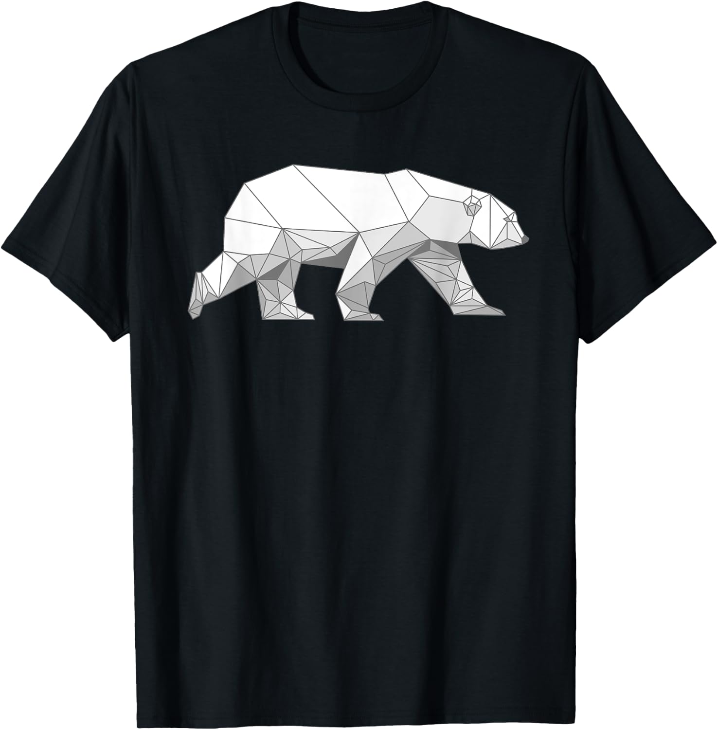 Cool Polar Bear Design Women Arctic Polar Bear Lover T-Shirt - T-Shirt | Black