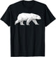 Cool Polar Bear Design Women Arctic Polar Bear Lover T-Shirt - T-Shirt | Black