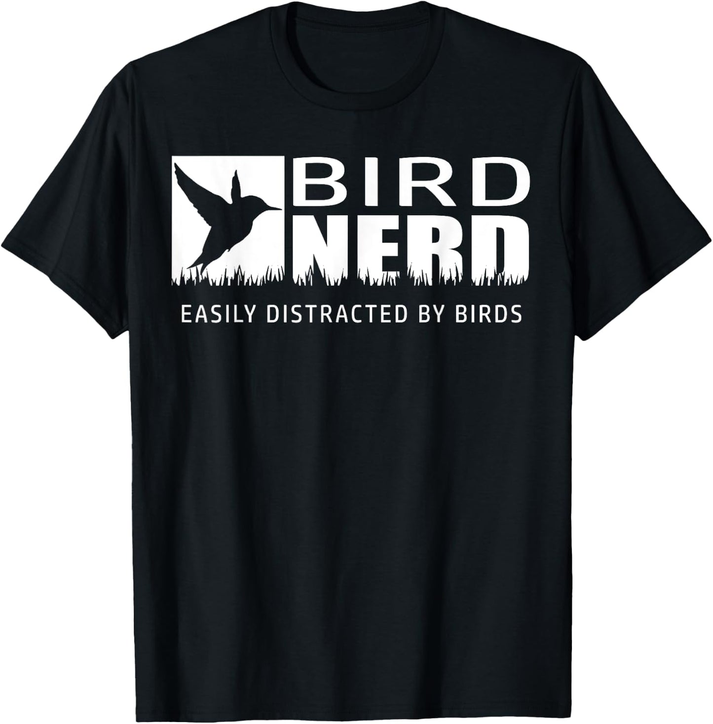 Bird Watching Shirt Bird Watchers Bird Nerd T Shirt T-Shirt - T-Shirt | Black