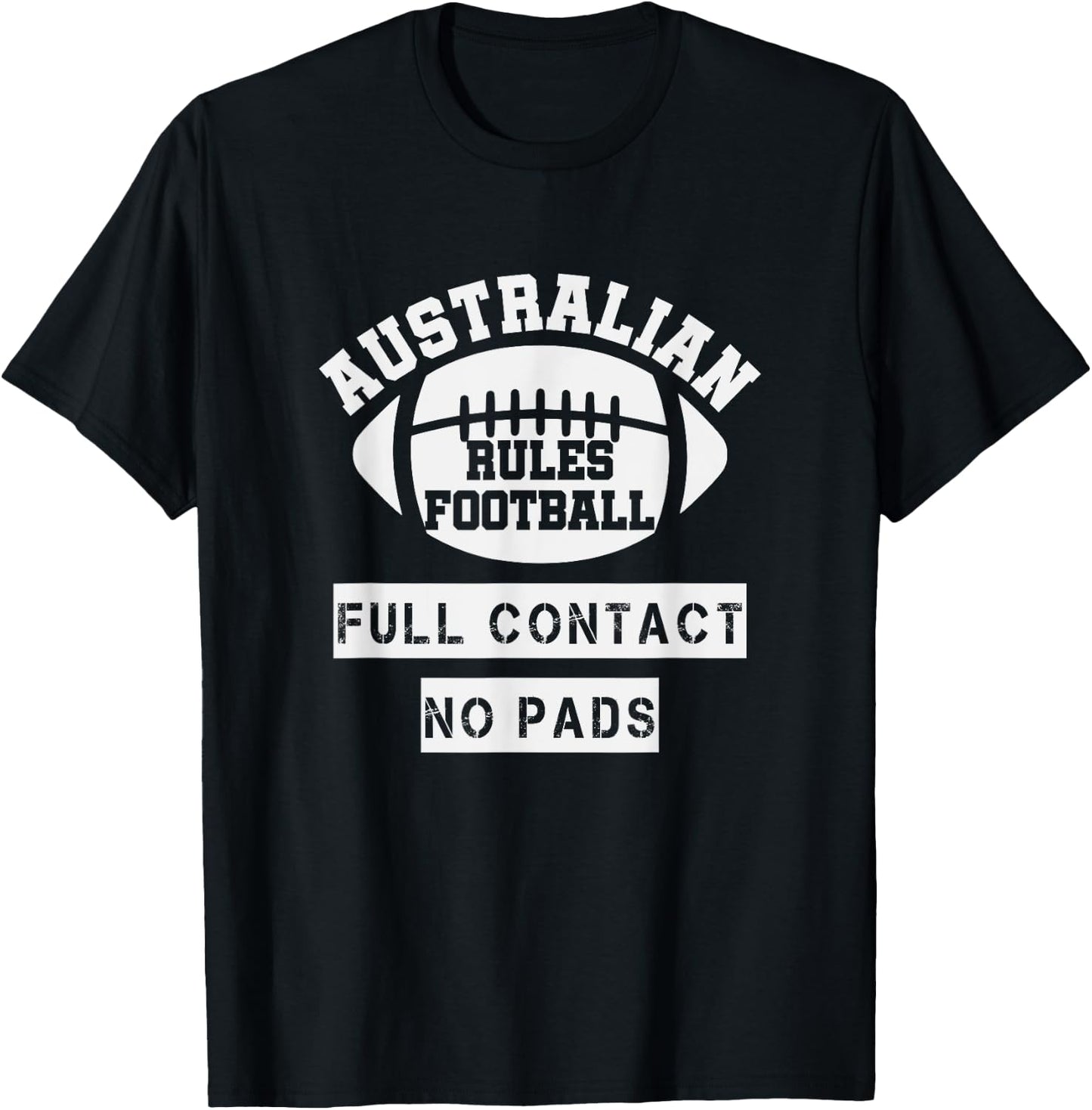 Australian Rules Football - Funny Football T-Shirt - T-Shirt | Black