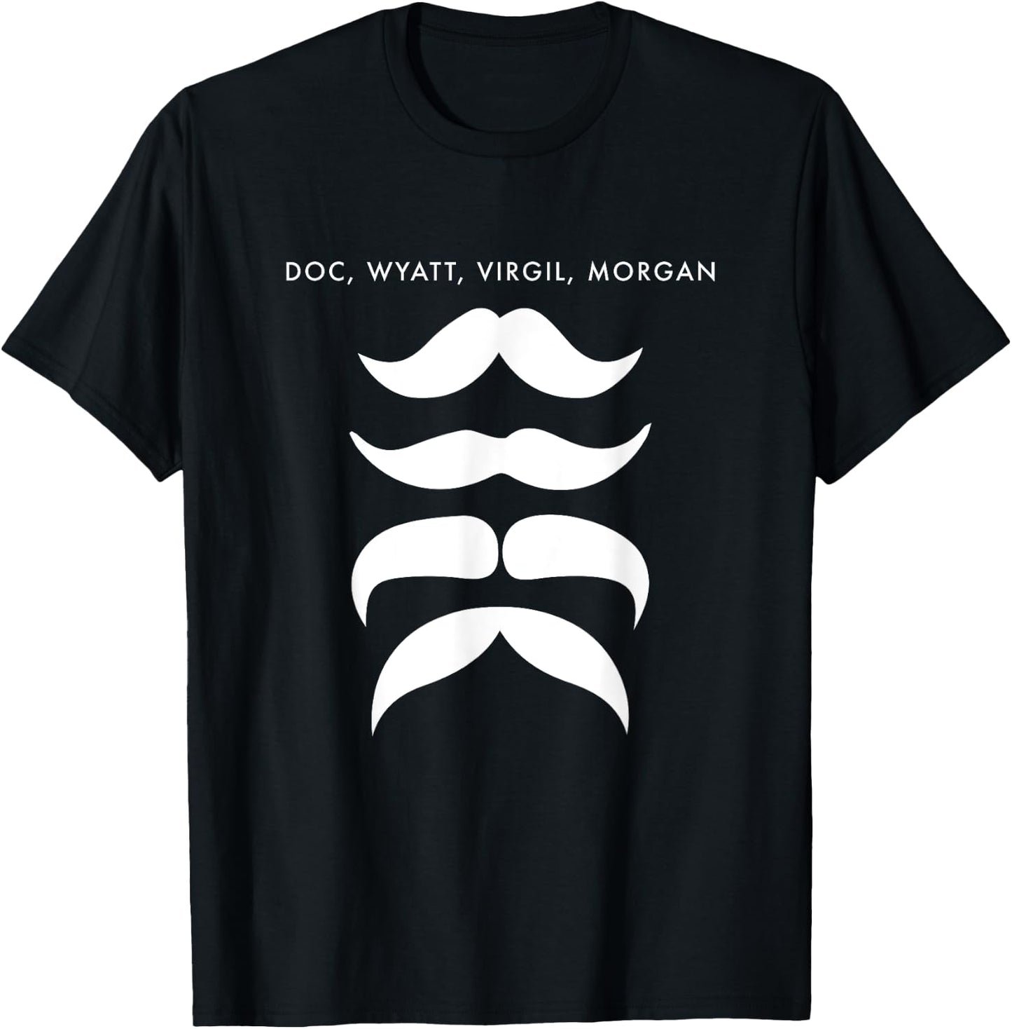 Old West Collection Doc, Wyatt, Virgil, Morgan Wild West T-Shirt - T-Shirt | Black