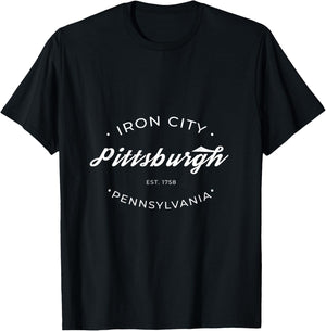 Pittsburgh PA Iron City T-Shirt - T-Shirt | Black