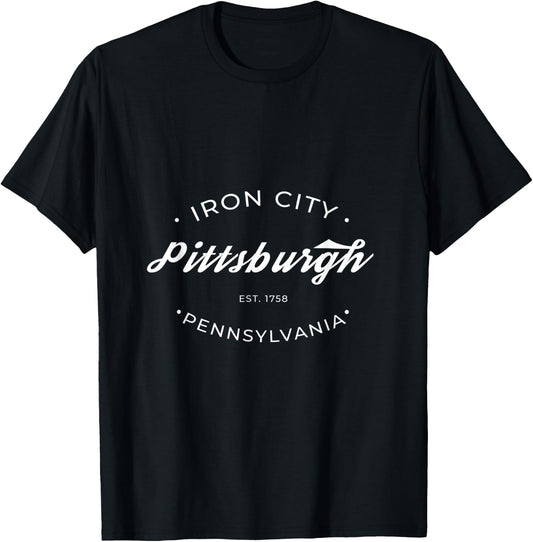 Pittsburgh PA Iron City T-Shirt - T-Shirt | Black