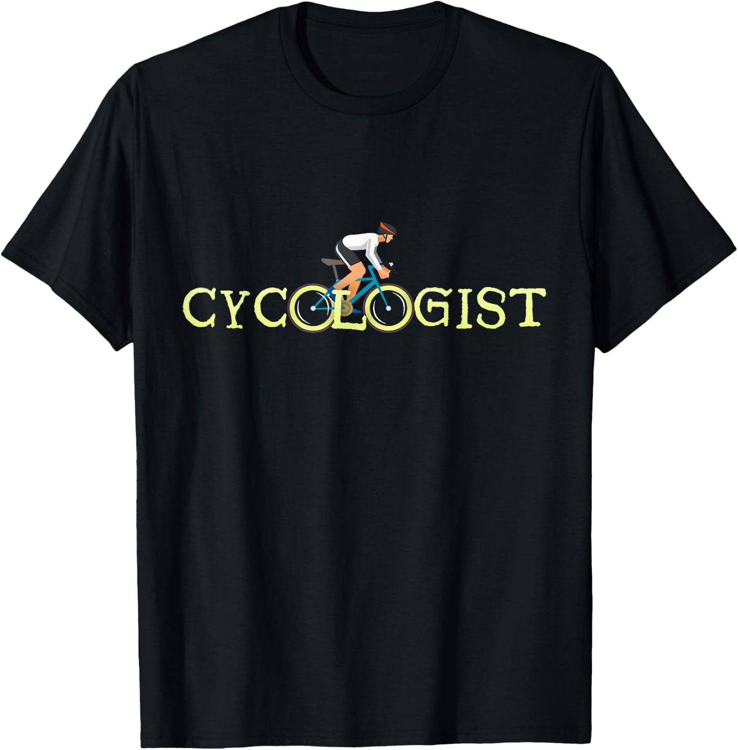 Cycologist Cyclist Road Bike Novelty Bicycle T-Shirt - T-Shirt | Black