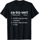 Catrovert Definition Introvert Cat Kitten Lover Funny Pet Men Women T-Shirt - T-Shirt | Black