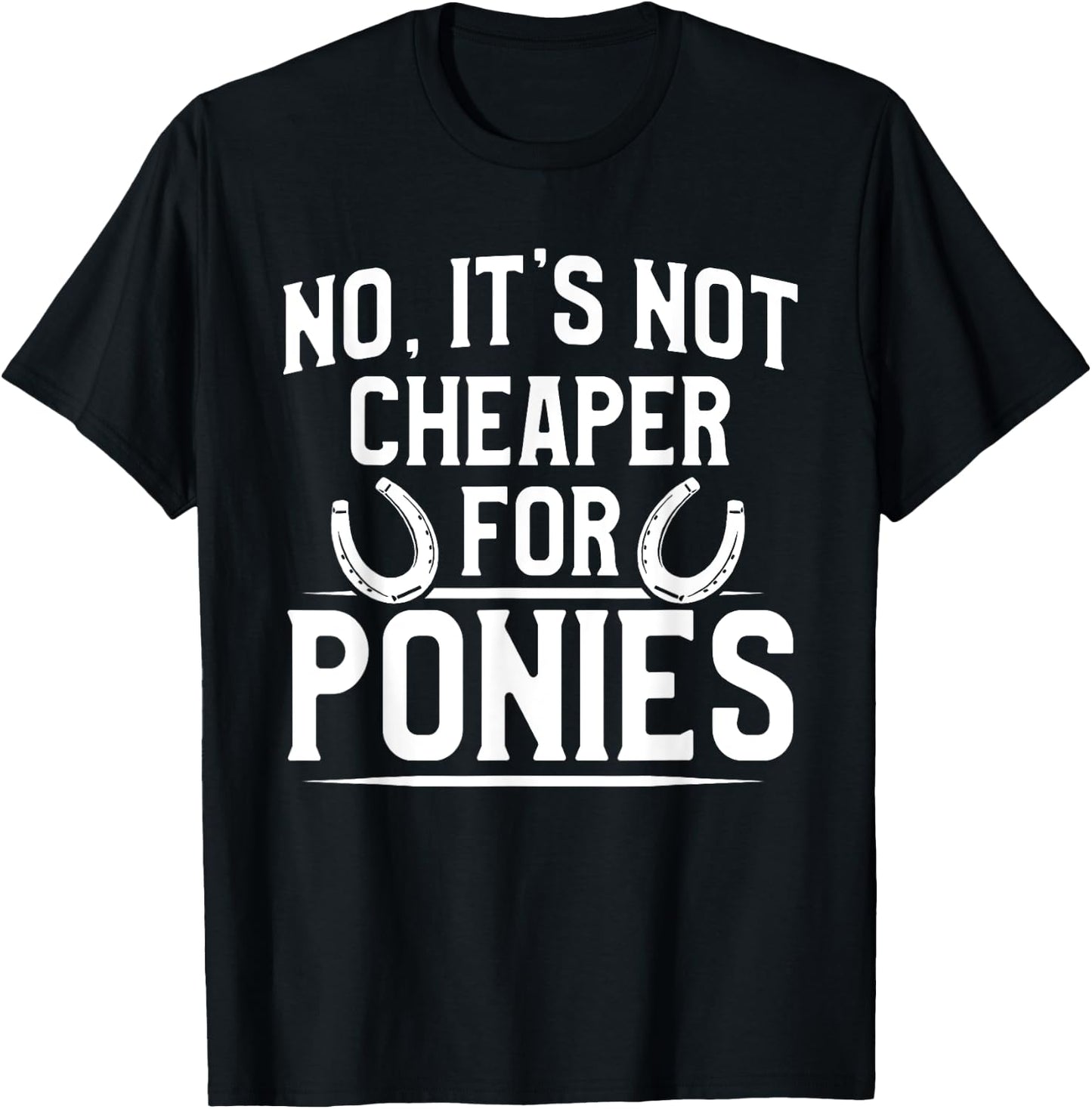 Farrier Cheaper Horseshoe Hoof Trimming Equine Shoeing T-Shirt - T-Shirt | Black