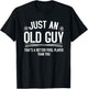 Old Guy Pool Player Funny Billiards Grandpa T-Shirt - T-Shirt | Black