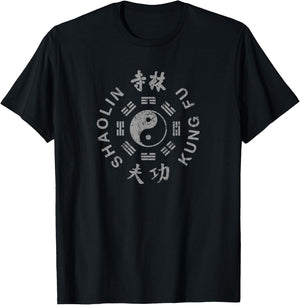Shaolin Kung Fu Chinese Martial Arts T-Shirt - T-Shirt | Black