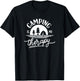 Camping Is My Therapy for Outdoors Tent Camper T-Shirt - T-Shirt | Black