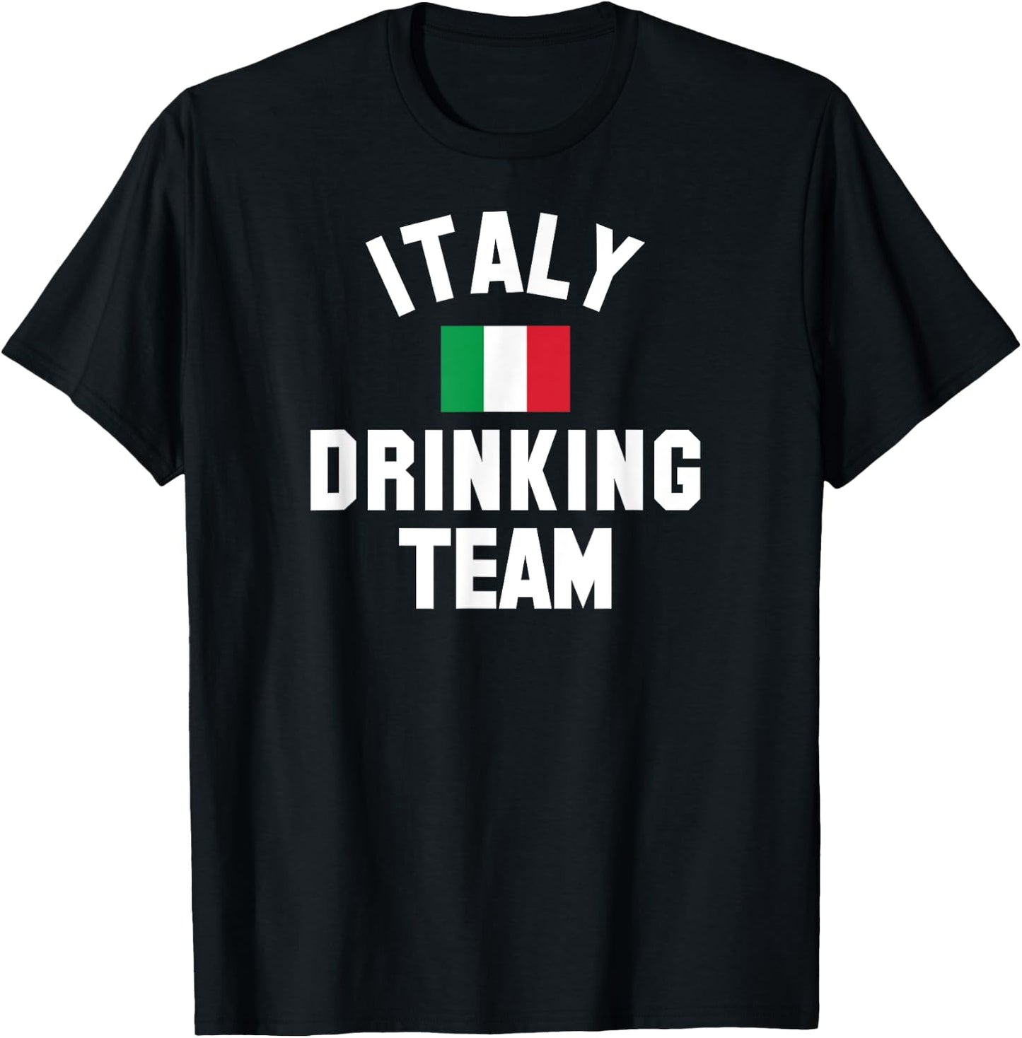 Italy drinking team design for Italy beer fests T-Shirt - T-Shirt | Black