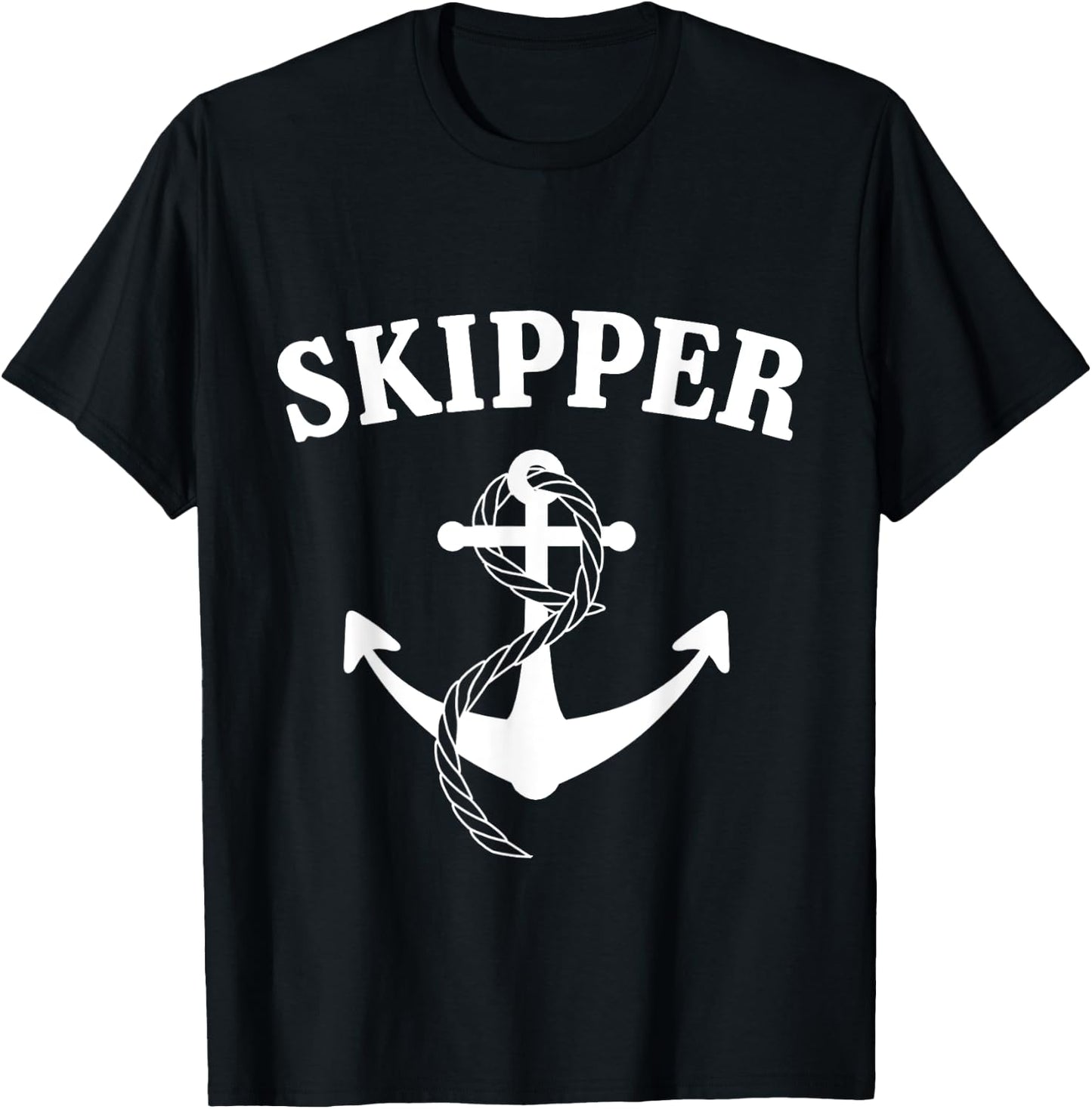Skipper of the Boat Boating Boater T-Shirt - T-Shirt | Black