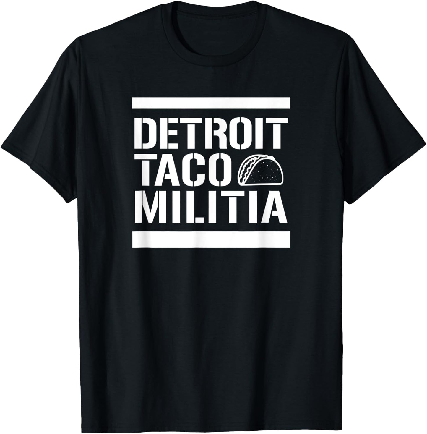 Detroit Taco Militia - T Shirt T-Shirt - T-Shirt | Black