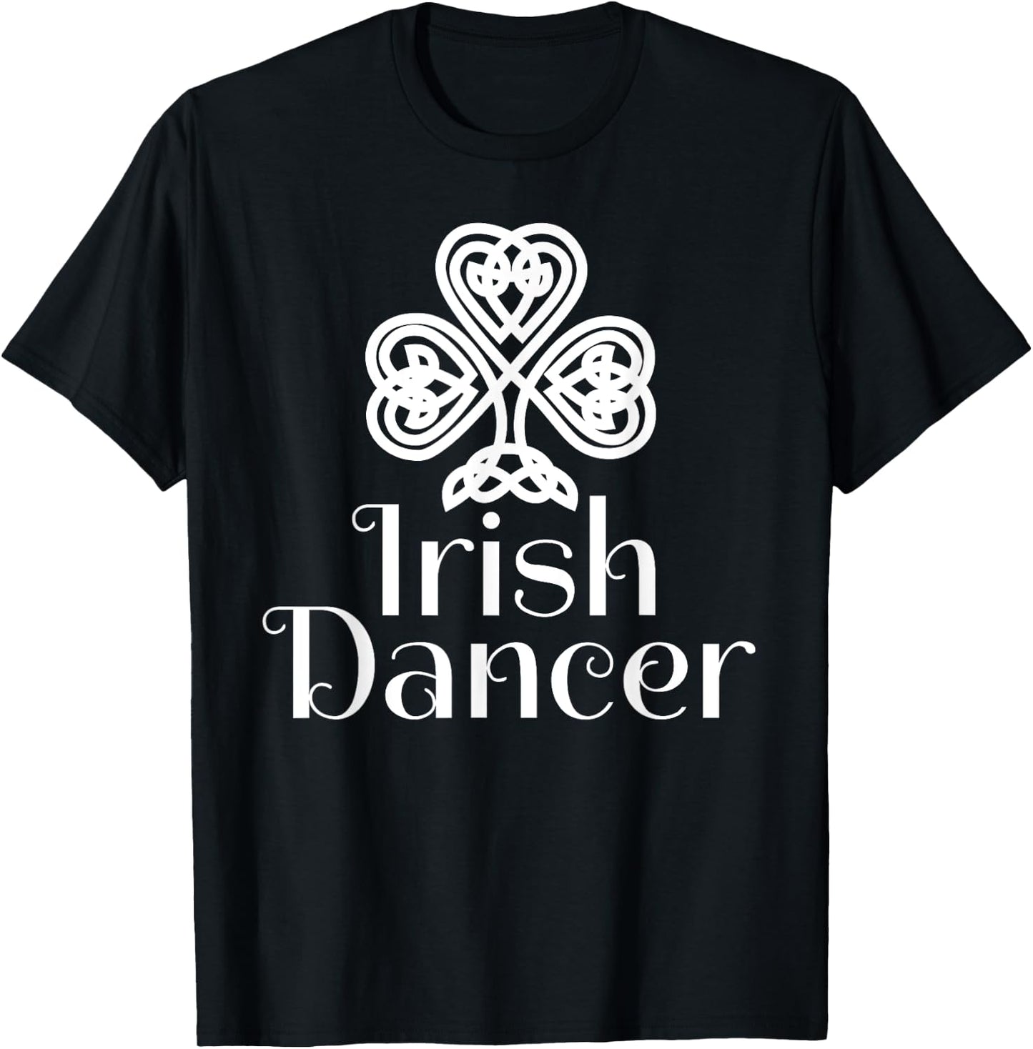 Irish Dance & Irish Stepdance Shirts Irish Dancer Celtic Knot Dance Black -Youth Classic Fit Short Sleeve Size 6 T-Shirt - T-Shirt | Black
