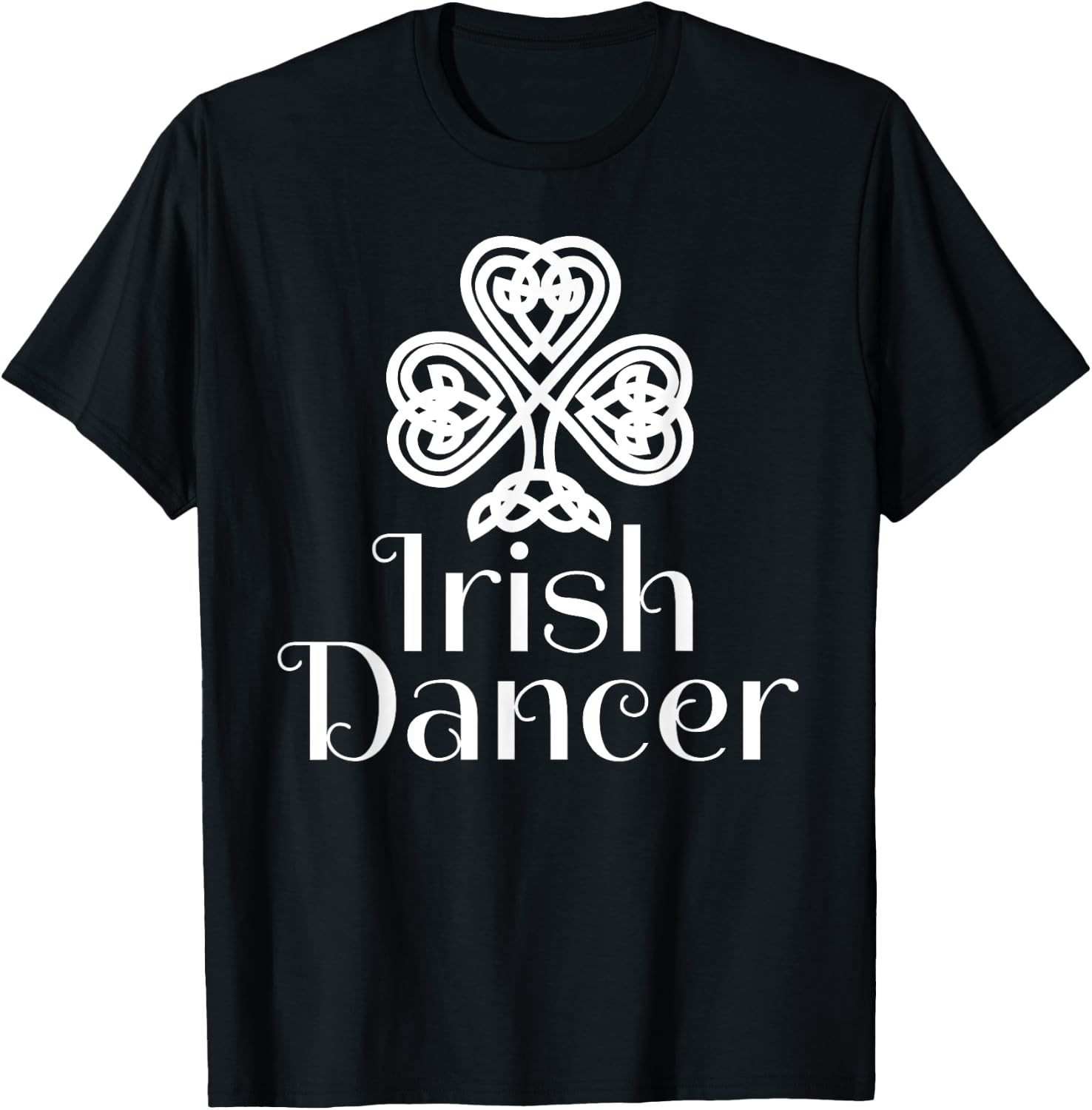 Irish Dance & Irish Stepdance Shirts Irish Dancer Celtic Knot Dance Black -Youth Classic Fit Short Sleeve Size 6 T-Shirt - T-Shirt | Black