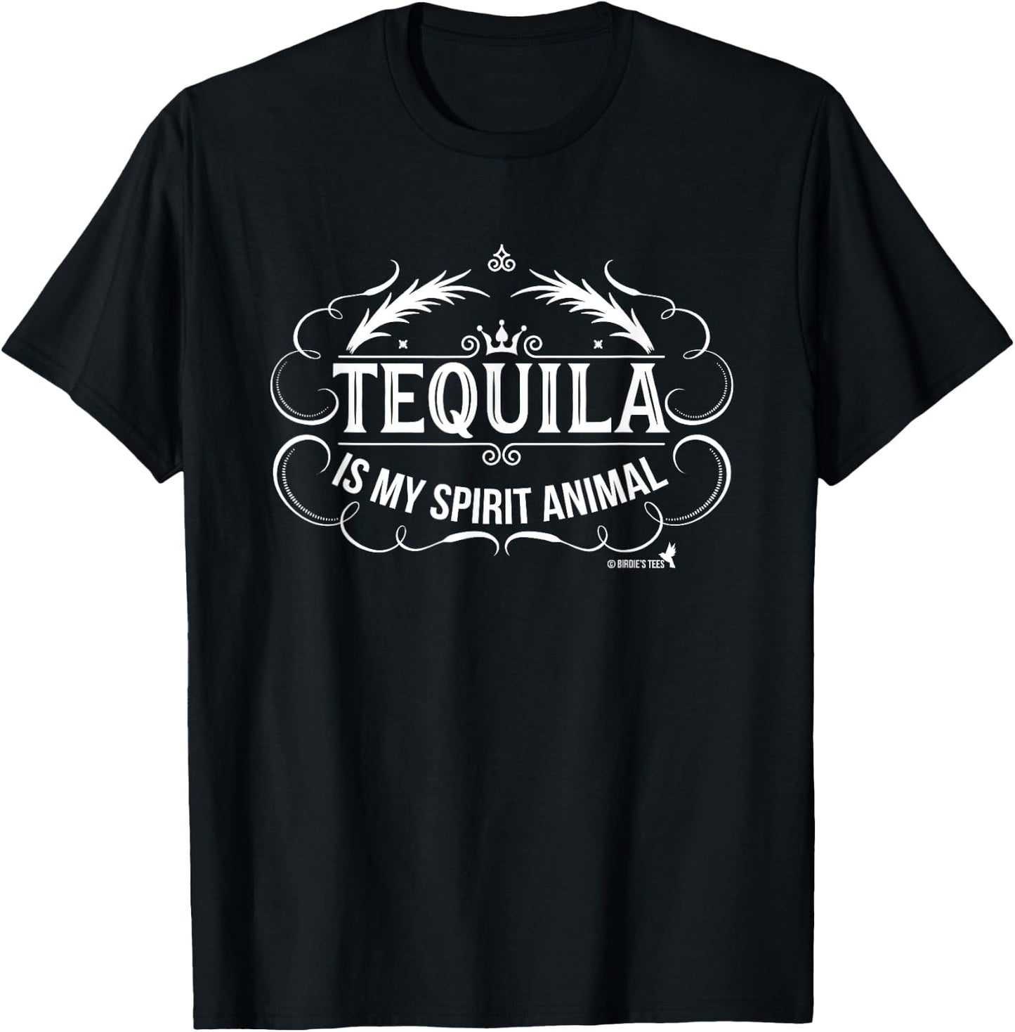 Tequila is my Spirit Animal T-Shirt - T-Shirt | Black