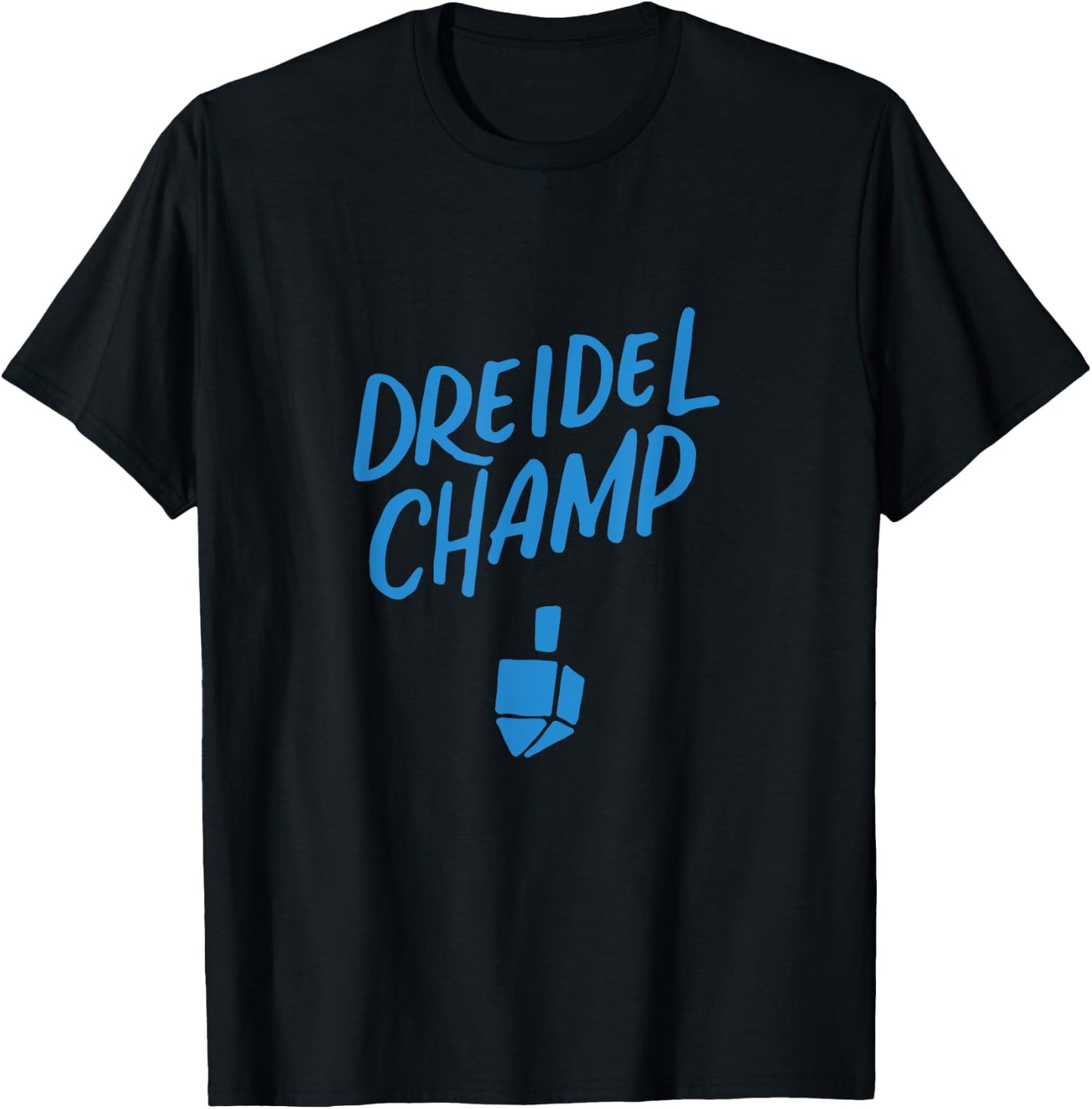 Dreidel Champ, Dreidel Champion Funny Hanukkah Chanukah Kids T-Shirt - T-Shirt | Black