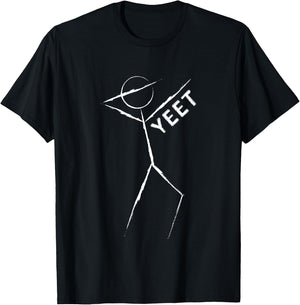 Yeet co Girls X-Small Black Meme T-Shirt - T-Shirt | Black