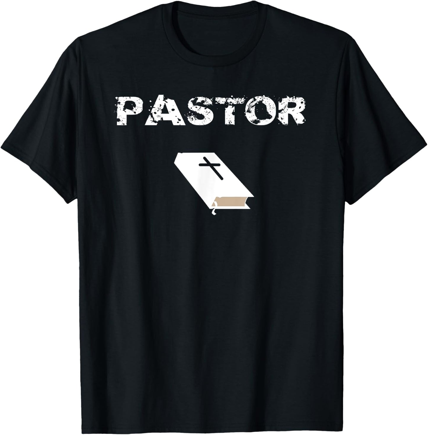 Church Pastor T Shirt Gift Church Leader Clergy Pastoral T-Shirt - T-Shirt | Black