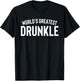 World's Greatest Drunkle Uncle Shirt Drinking T-Shirt - T-Shirt | Black