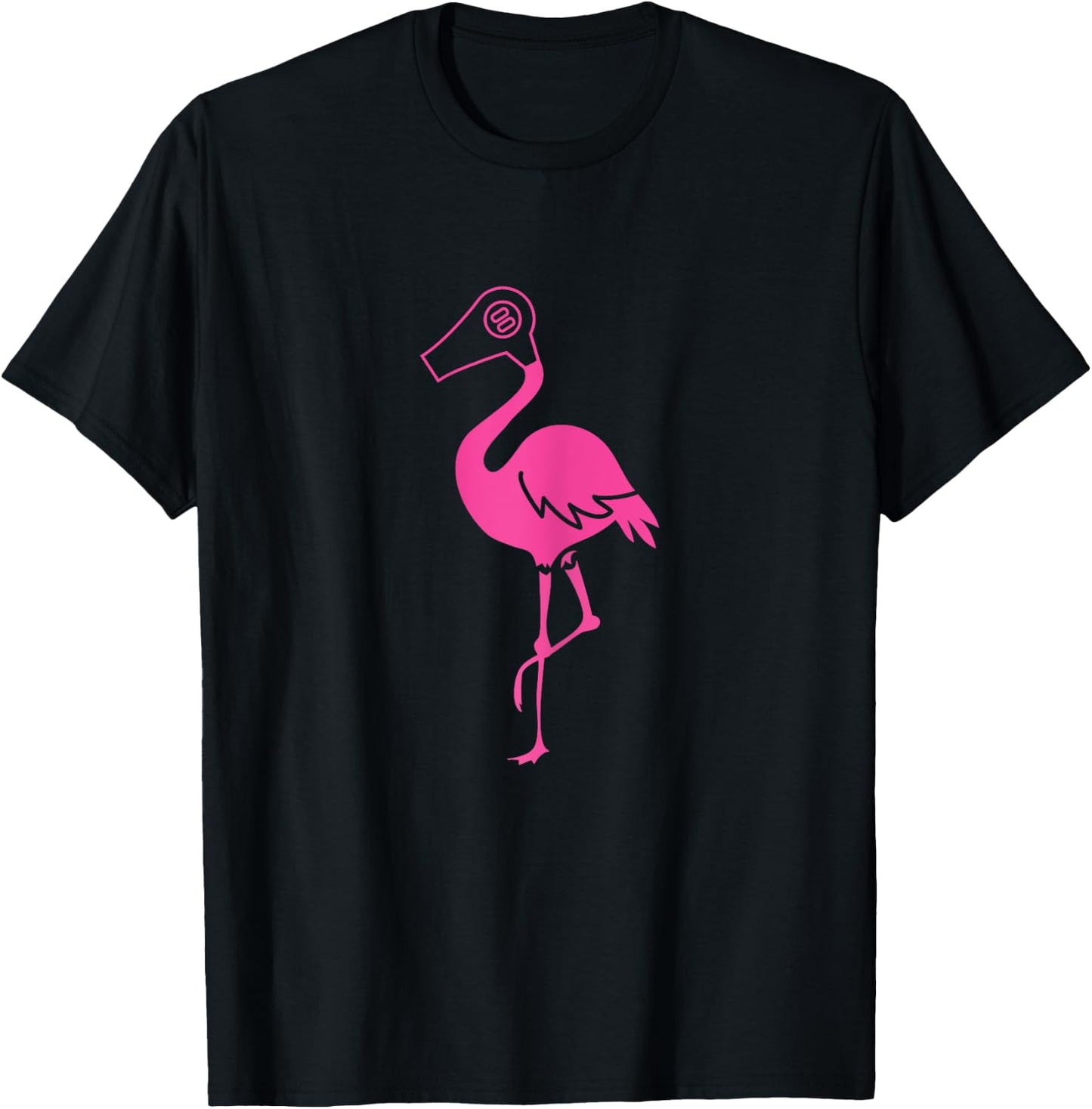 Hairdresser Flamingo Funny Gift Hairstylist T-Shirt - T-Shirt | Black